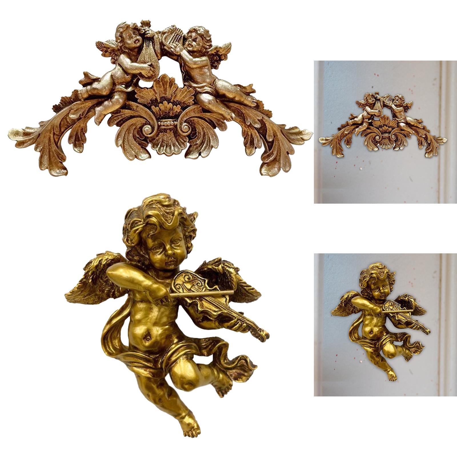 Resin Art Gift For Birthday - Scultura da parete con angelo Decorazione