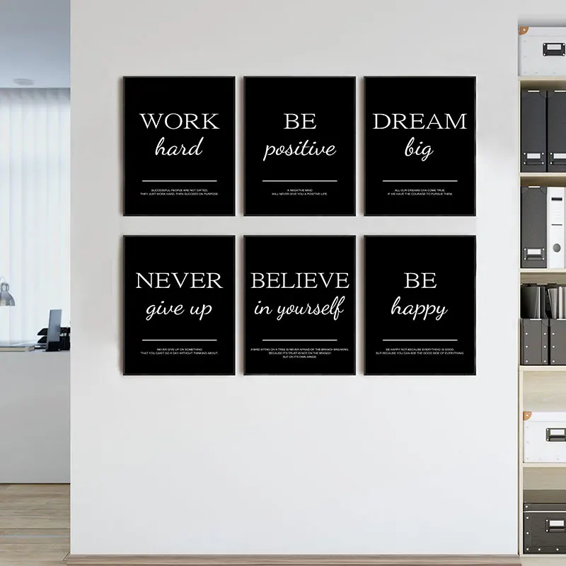 Resin Art Quote - Stampe d'arte con citazioni ispiratrici moderne