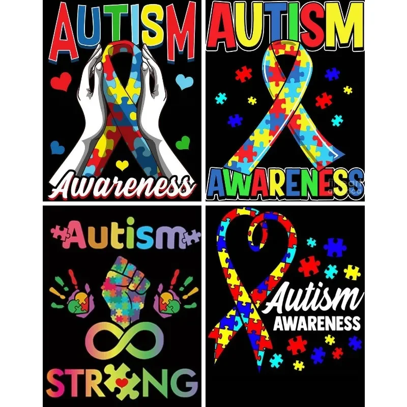 Resin Art Quote - 5d Citazioni di autismo Pittura diamante
