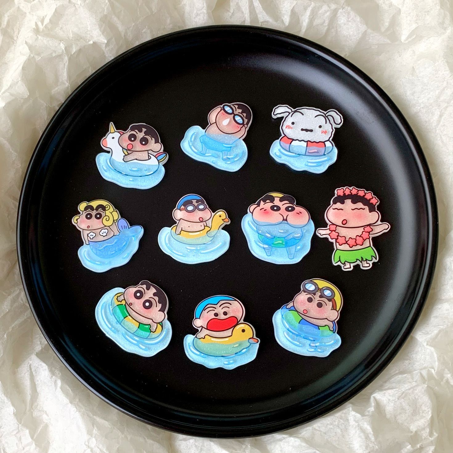 Resin Art Accessories - Accessori in resina di Crayon Shin-chan,