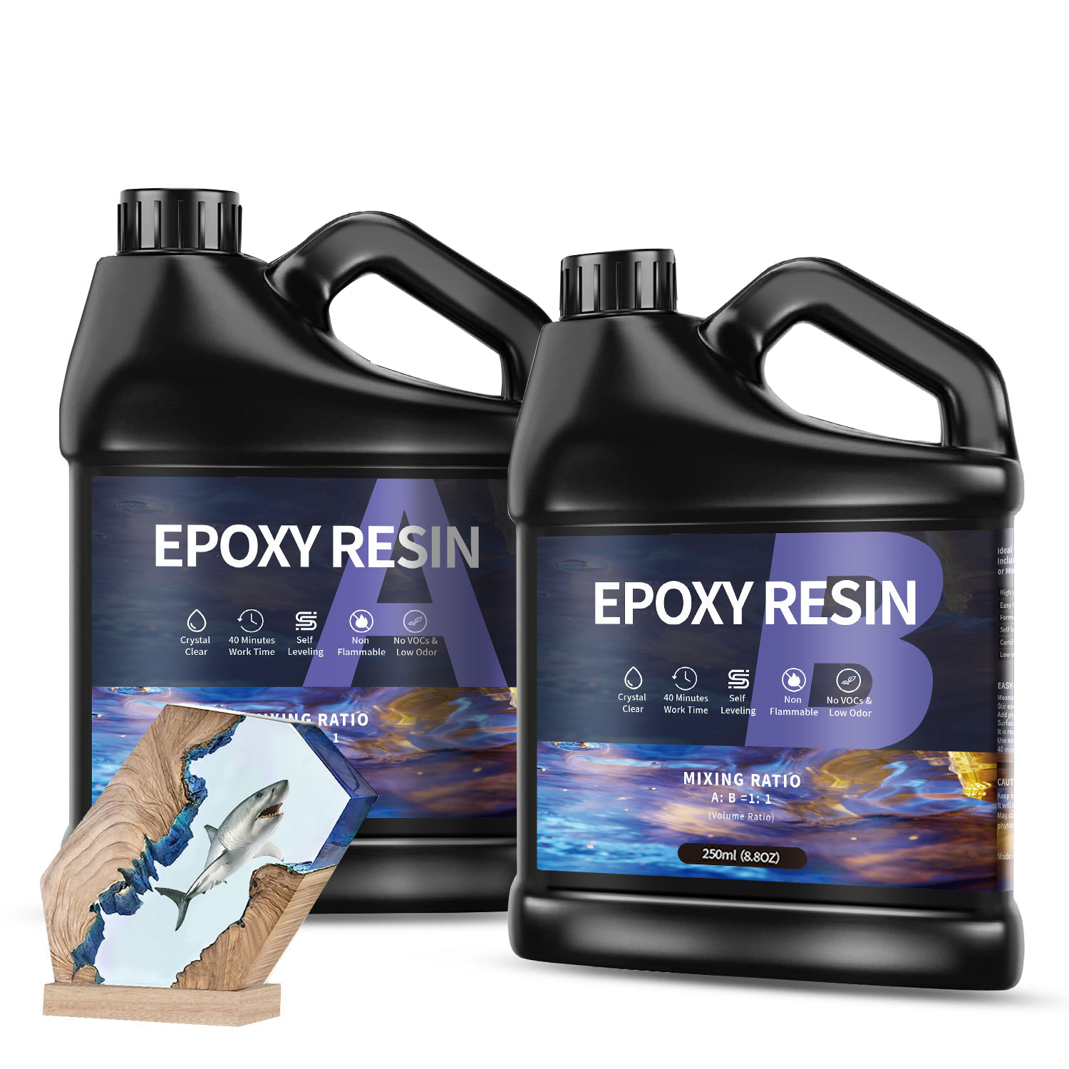Epoxy Resin Ab - 500g/1000g AB Colla per resina epossidica