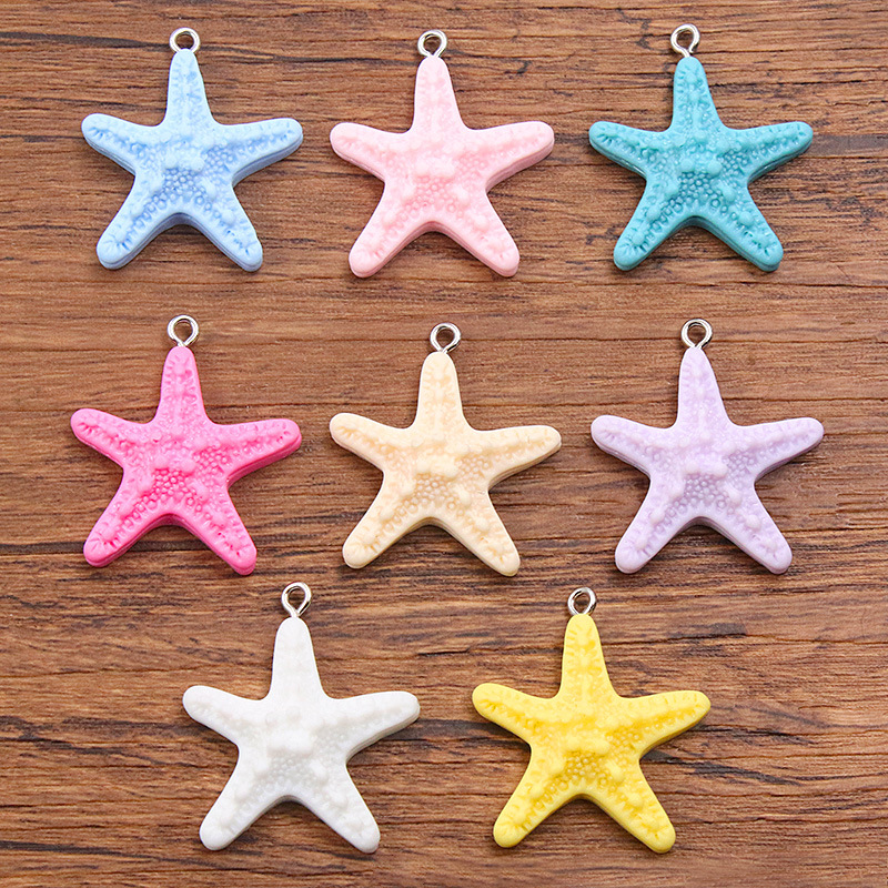 Resin Art Accessories - 10 Pezzi Ciondoli a Stella Marina