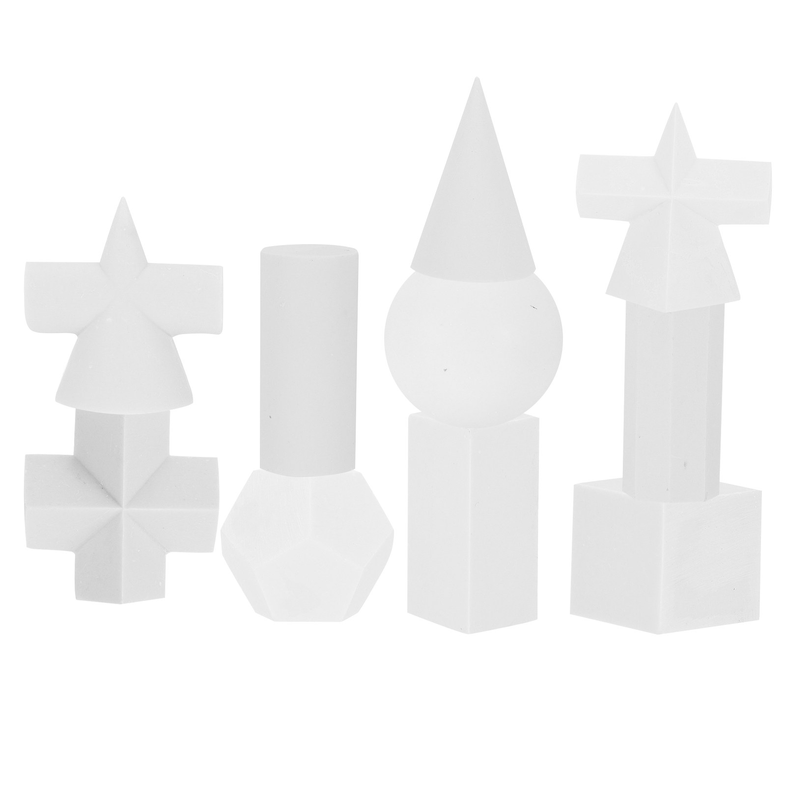 Resin Art Training - Set di 10 Sculture Geometriche in