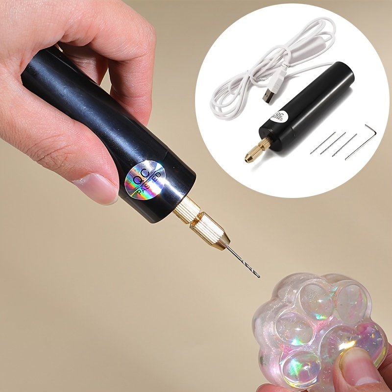 Resin Art Drill Machine - Mini trapano elettrico kit USB ricaricabile