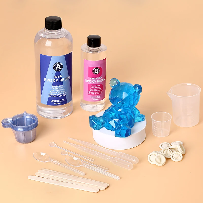 Epoxy Resin Ab - Kit in resina epossidica cristallina, facile