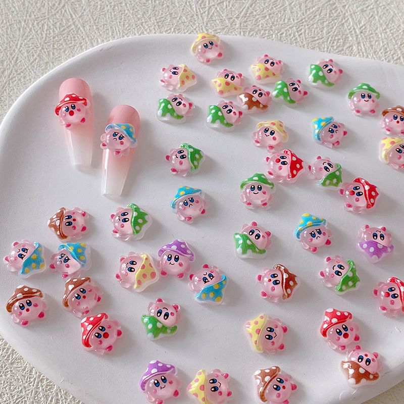 Resin Art Accessories - 2/10/20 Pezzi Decorazioni per Unghie Kirby,