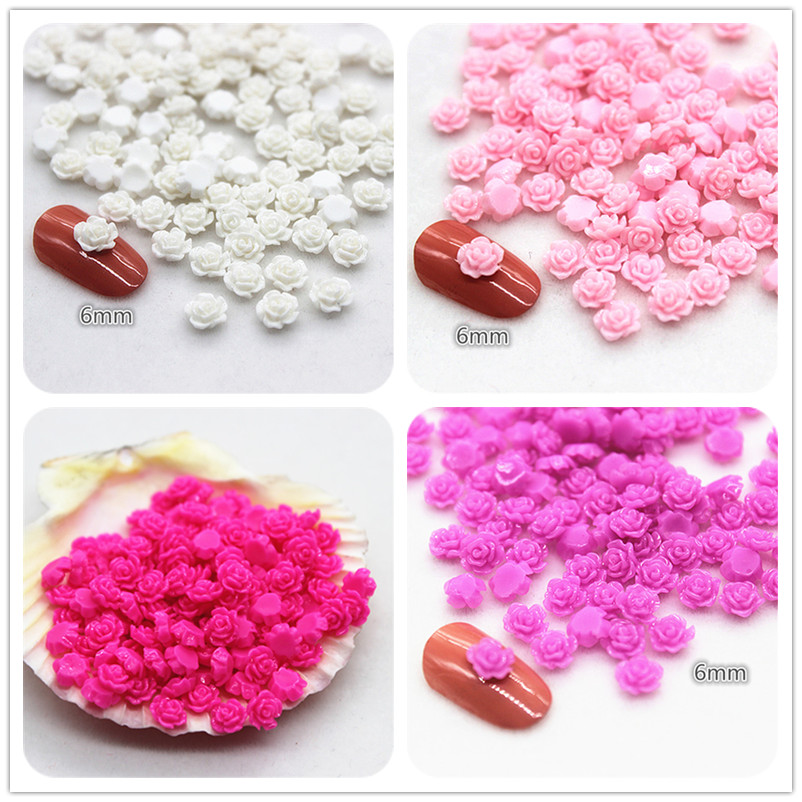 Resin Art Of Rose - 100pcs 6 millimetri di trasporto Della
