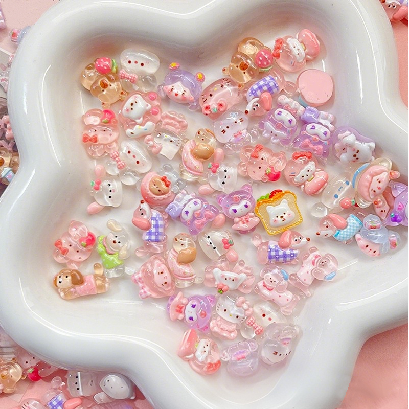Resin Art Gift For Birthday - 10-100 pezzi mini accessori in resina