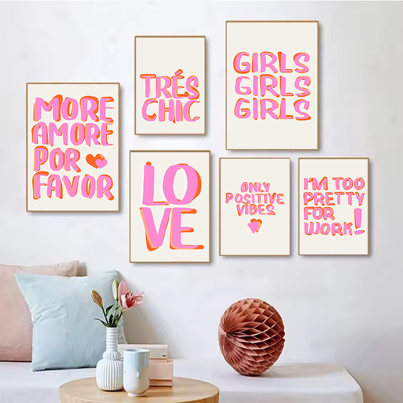 Resin Art Quote - Poster con Citazione 'More Amor Por