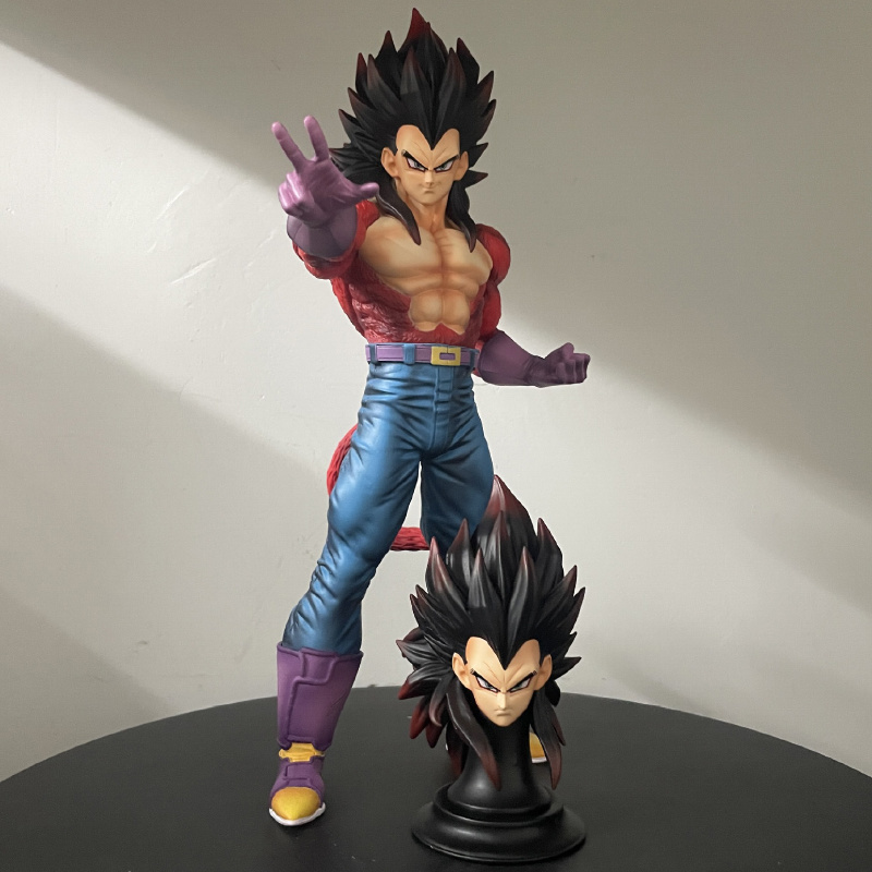 Resin Art Dragon Ball Z - Statuetta Action Figure di Vegeta SSJ4