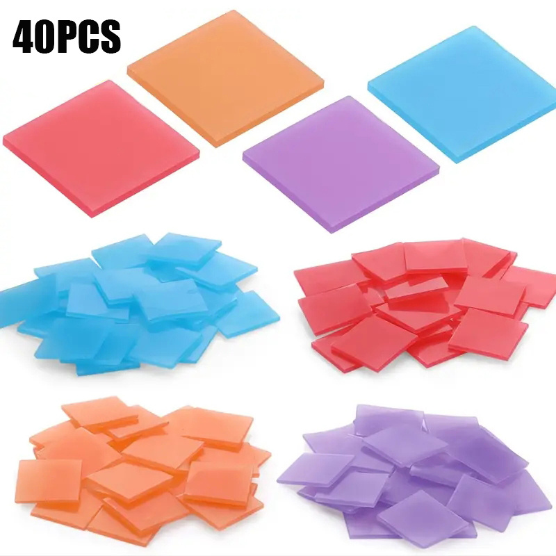 Resin Art Accessories - 40 Pezzi di Cera per Pittura