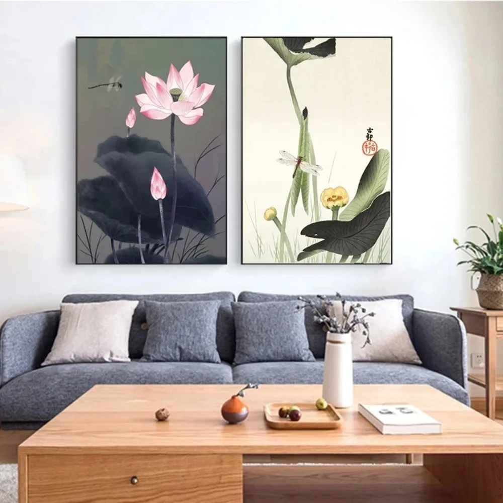 Resin Art With Flowers - Poster artistico tradizionale vintage retrò con