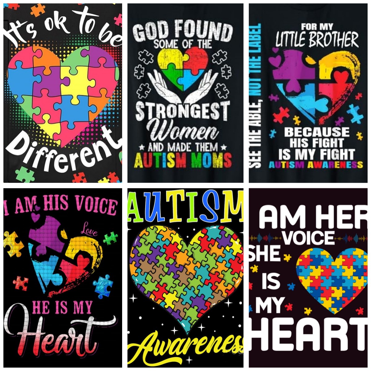 Resin Art Quote - Poster per la consapevolezza dell'autismo Pittura