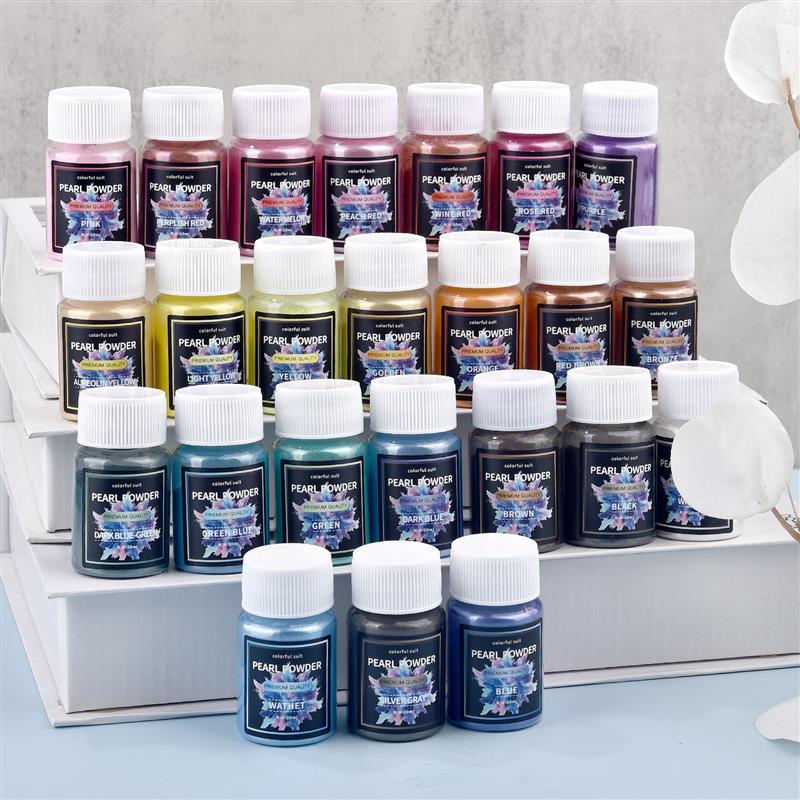 24 colori 20ml polvere perlesc - Pearl Powder Resin recensione e prezzo