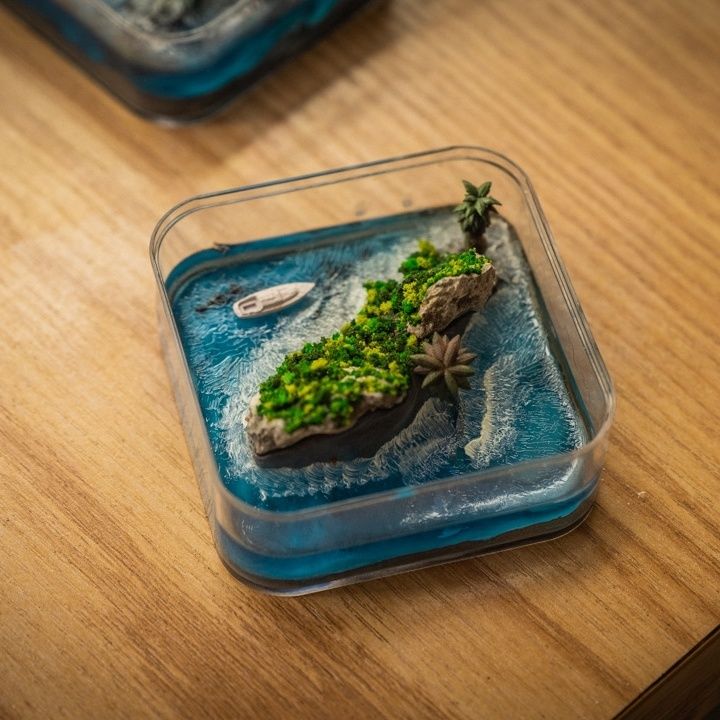 Micro-Isola delle Isole Faroe  - Resin Art Gift For Birthday recensione e prezzo