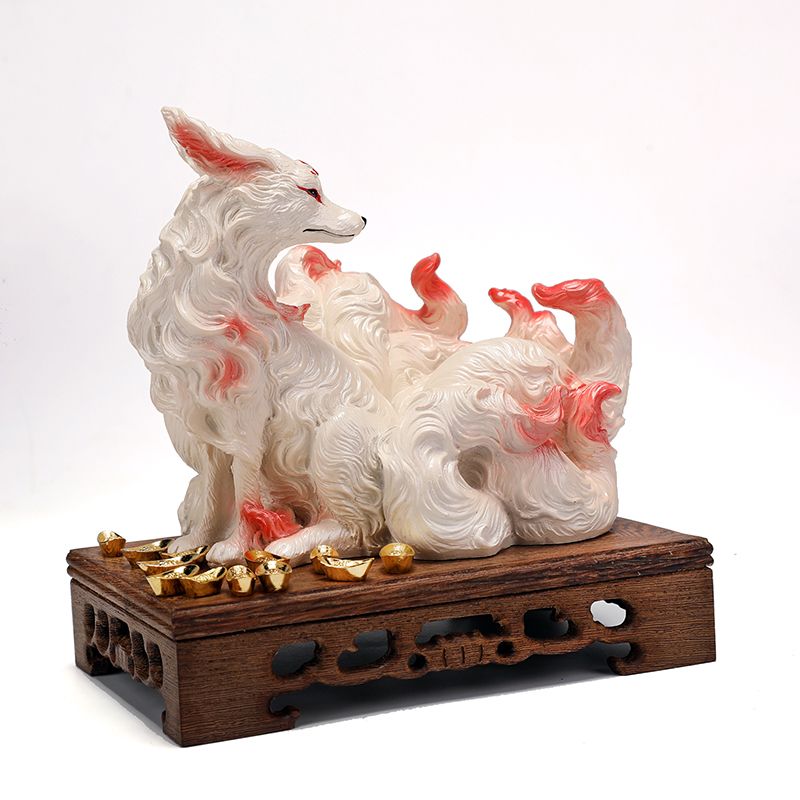 Ornamenti Volpe a Nove Code, S - Resin Art Gift For Birthday recensione e prezzo