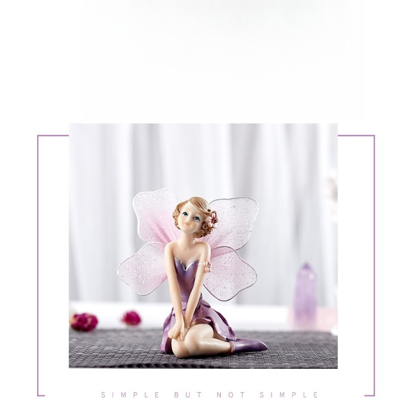 Statuetta Miniatura Fata dei F - Resin Art Decoration Items recensione e prezzo