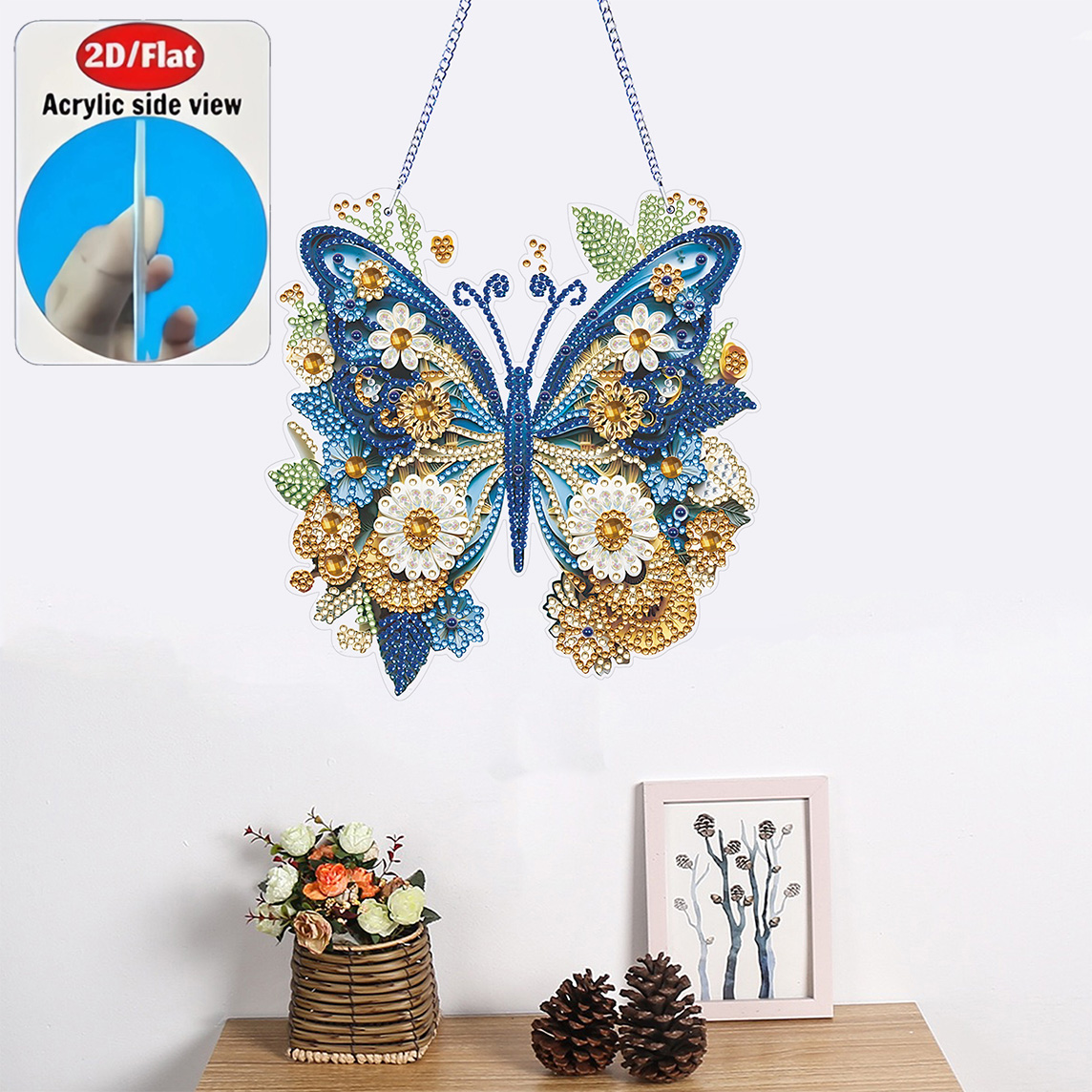 Set di Ornamenti 2D a Forma di - Resin Art Gift For Birthday recensione e prezzo