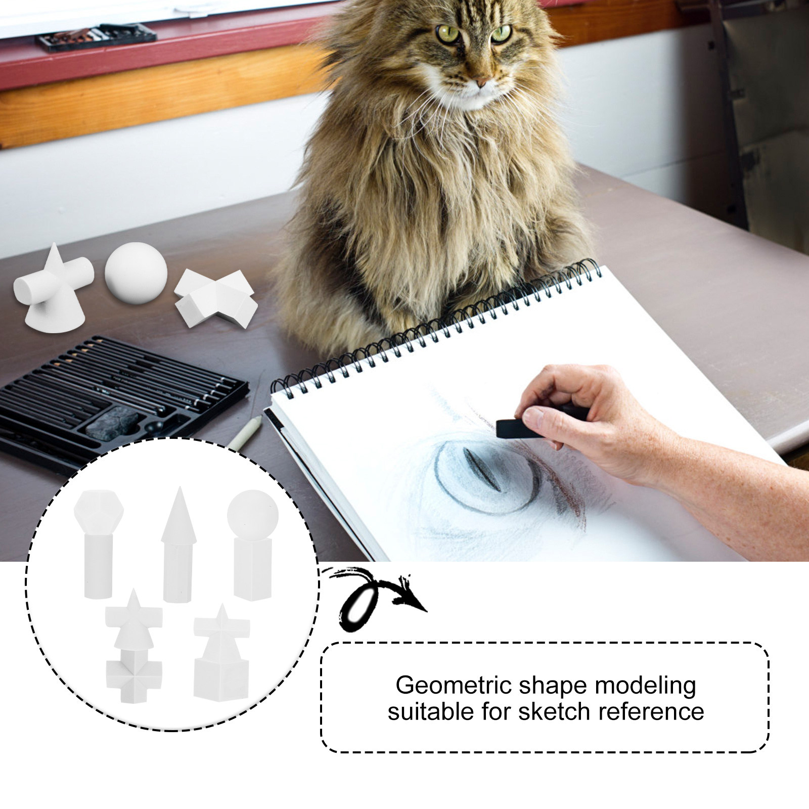 Set di 10 Sculture Geometriche - Resin Art Training recensione e prezzo