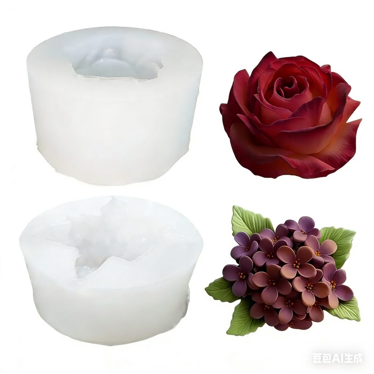 2 pezzi di stampi in silicone  - Resin Art Of Rose recensione e prezzo