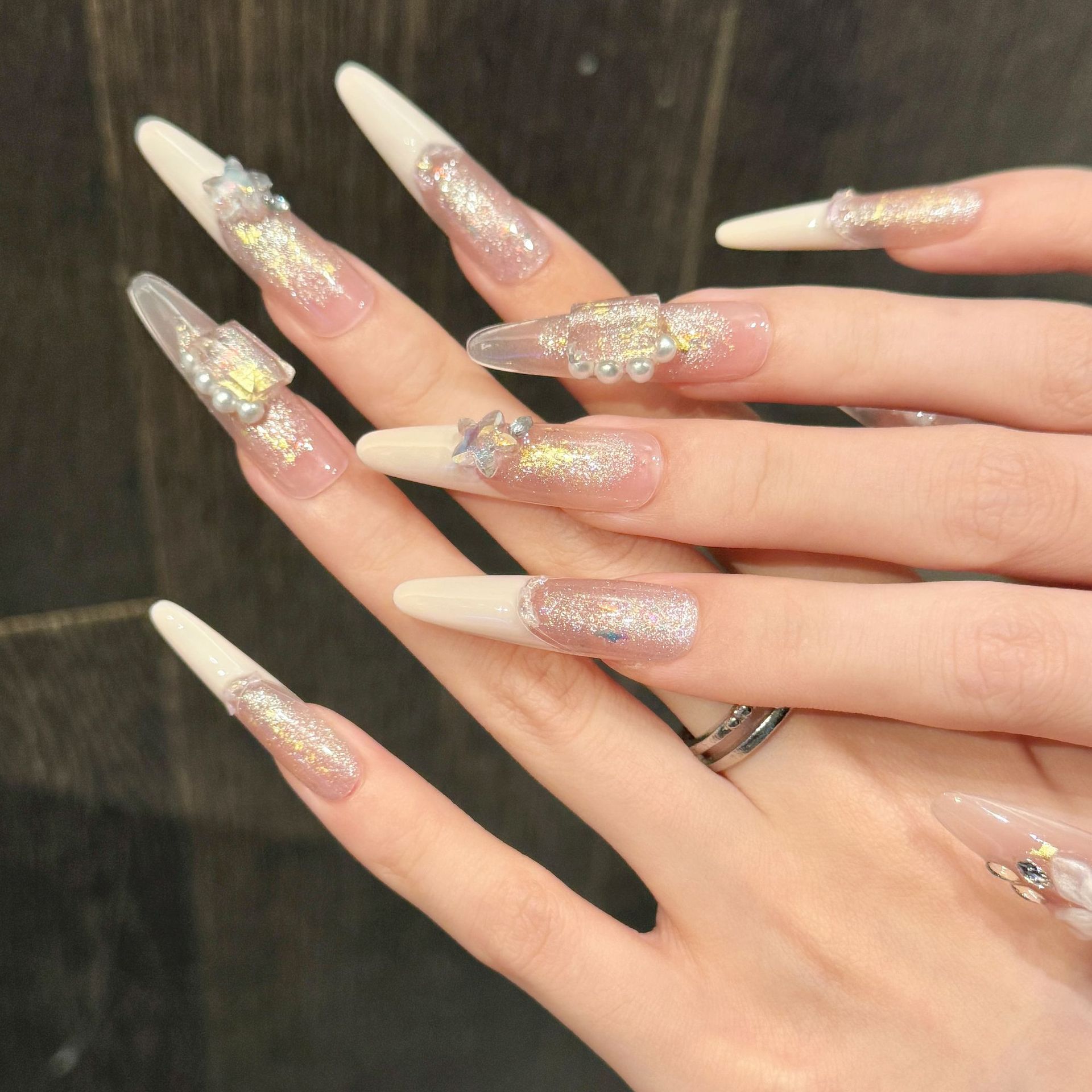 10 pezzi di unghie finte a sti - Resin Art With Flowers recensione e prezzo