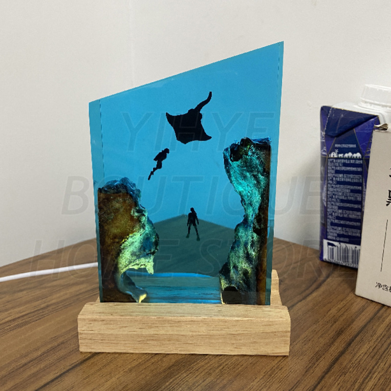 Pezzo d'arte in resina serie m - Resin Art Gift For Birthday recensione e prezzo