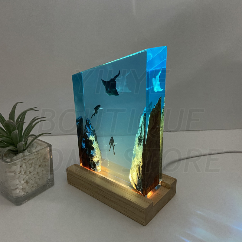 Pezzo d'arte in resina serie m - Resin Art Gift For Birthday recensione e prezzo