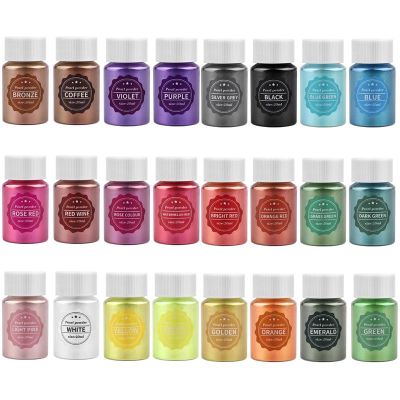 24 Coloers 10g polvere di perl - Pearl Powder Resin recensione e prezzo