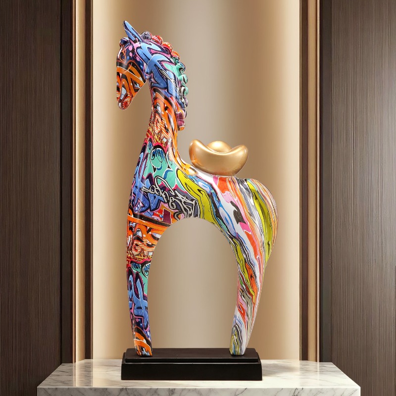 Sculture di Cavalli Colorate,  - Resin Art Gift For Birthday recensione e prezzo