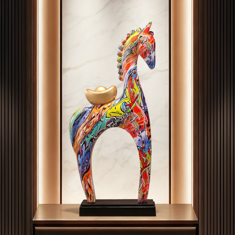 Sculture di Cavalli Colorate,  - Resin Art Gift For Birthday recensione e prezzo