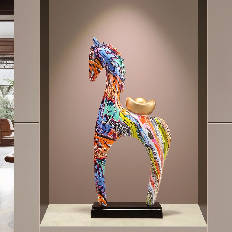 Sculture di Cavalli Colorate,  - Resin Art Gift For Birthday recensione e prezzo