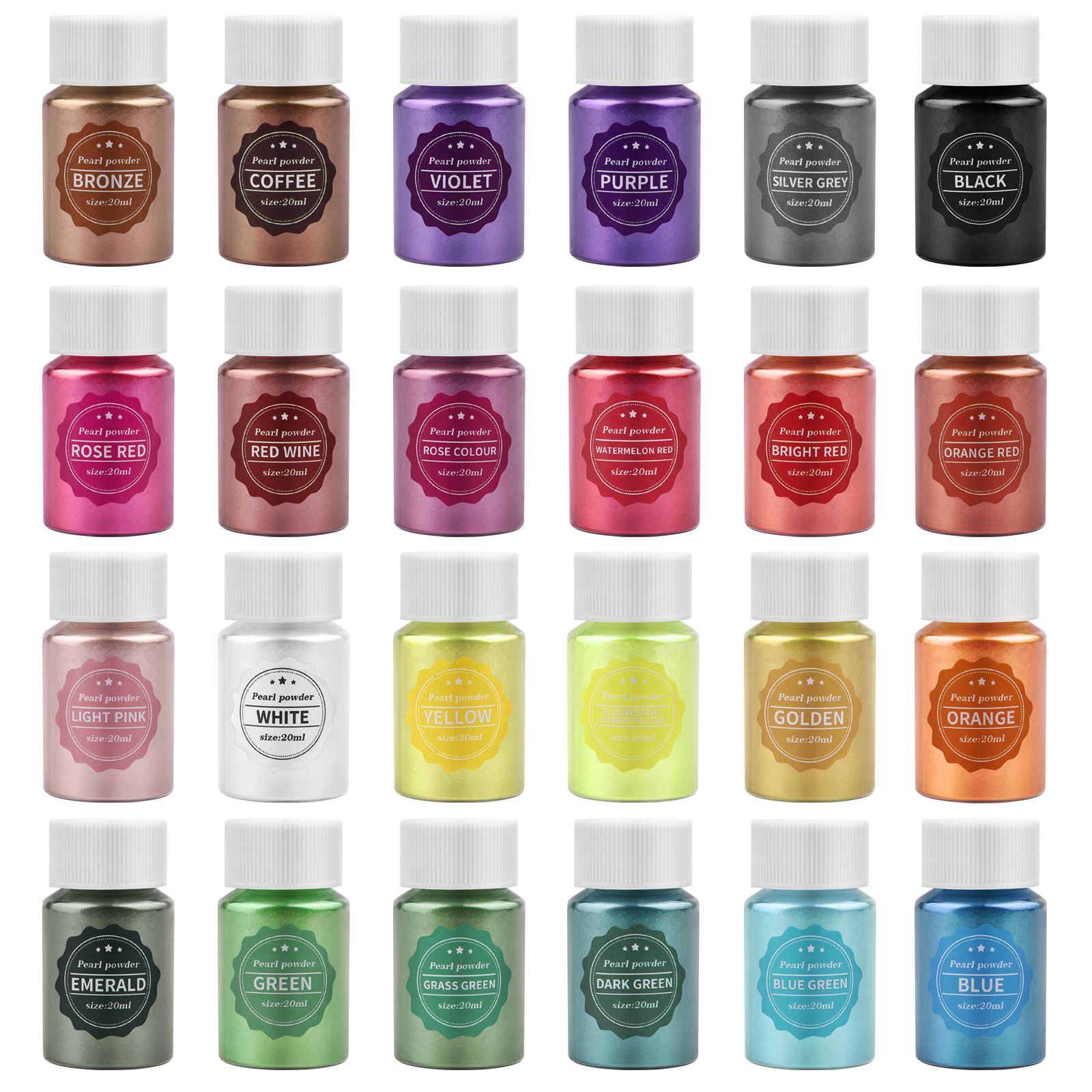 6 pezzi-set resina epossidica  - Pearl Powder Resin recensione e prezzo